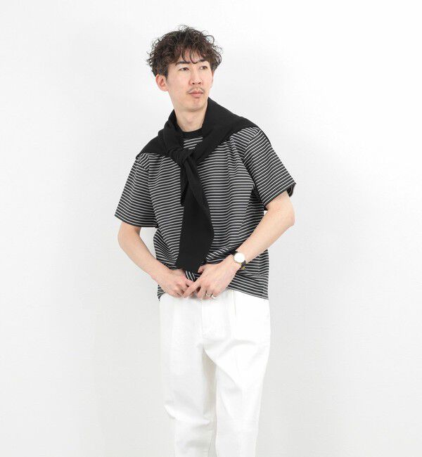 NOLLEY'S goodman「シルケットボーダーTシャツ / クルーネック / 26SS」|Tシャツ・カットソー|