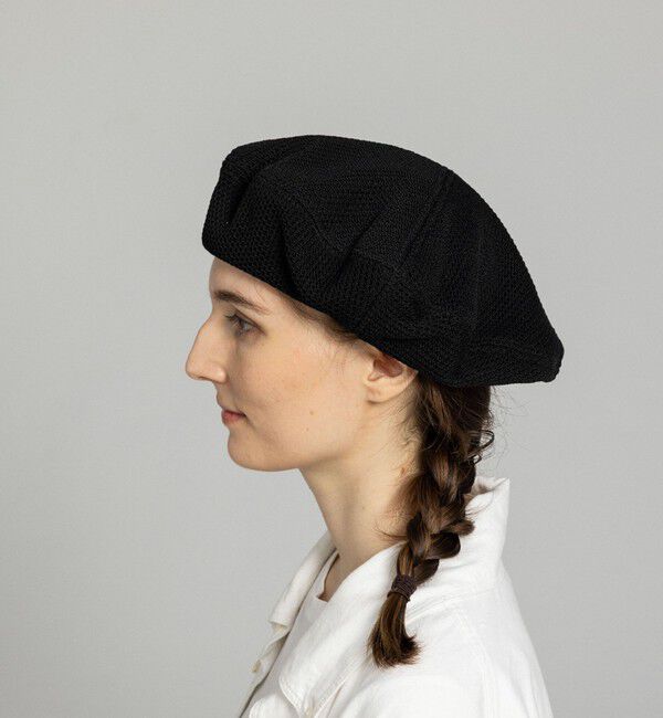 NOLLEY'S goodman「【Nine Tailor/ナインテーラー】Gardenia Beret N-1640」|ハンチング・ベレー帽|ブラック