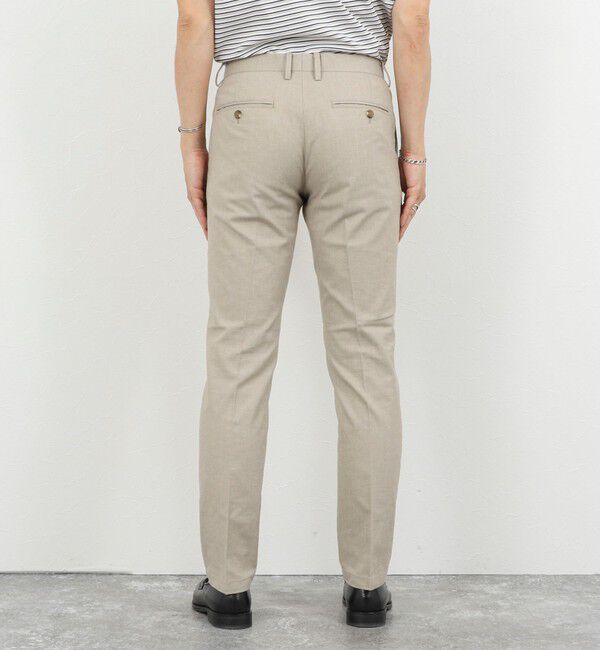 NOLLEY'S goodman「《ビジカジ対応》綿麻COOLMAX スリムフィットパンツ 26SS」|チノ|