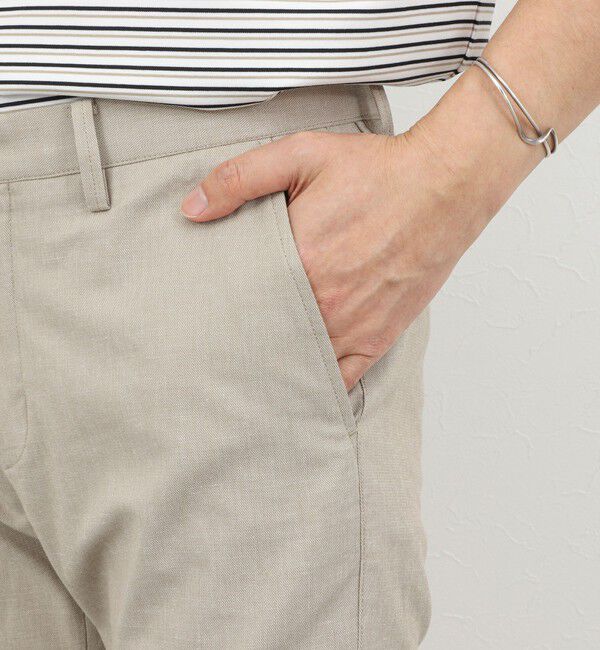 NOLLEY'S goodman「《ビジカジ対応》綿麻COOLMAX スリムフィットパンツ 26SS」|チノ|