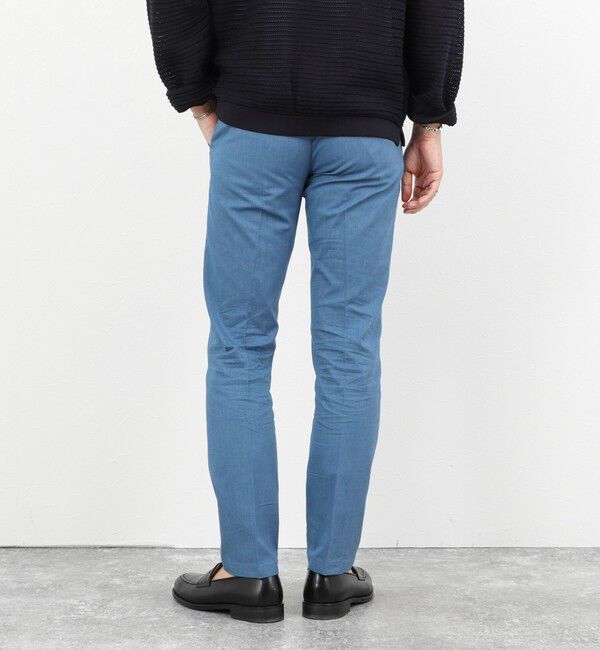 NOLLEY'S goodman「《ビジカジ対応》綿麻COOLMAX スリムフィットパンツ 26SS」|チノ|