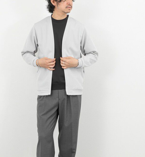 NOLLEY'S goodman「針抜きジャージ ボタンレスカーディガン 26SS」|カーディガン|