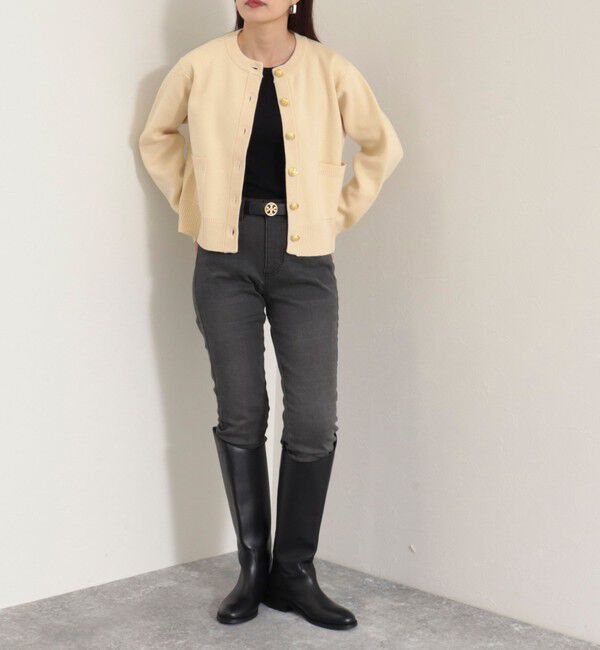 fredy emue「ミラノリブポケット付きカーディガン」|カーディガン|