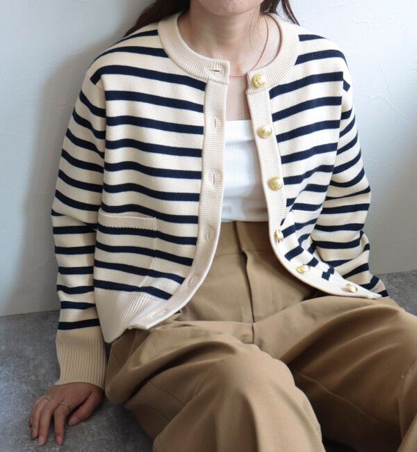 fredy emue「ミラノリブポケット付きカーディガン」|カーディガン|
