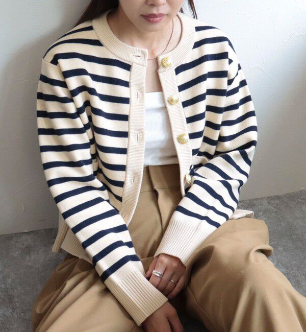 fredy emue「ミラノリブポケット付きカーディガン」|カーディガン|