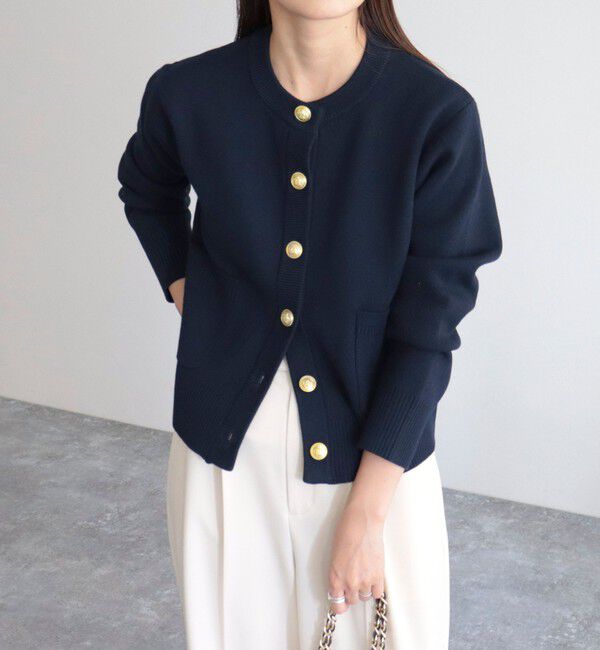 fredy emue「ミラノリブポケット付きカーディガン」|カーディガン|