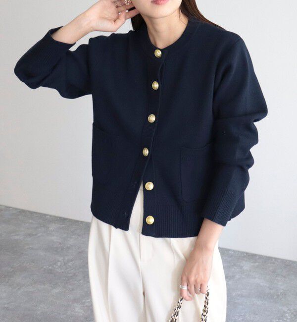 fredy emue「ミラノリブポケット付きカーディガン」|カーディガン|