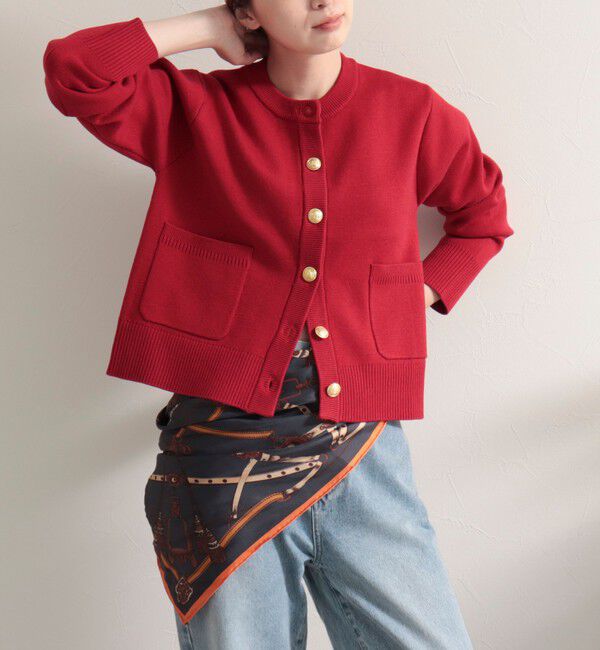 fredy emue「ミラノリブポケット付きカーディガン」|カーディガン|