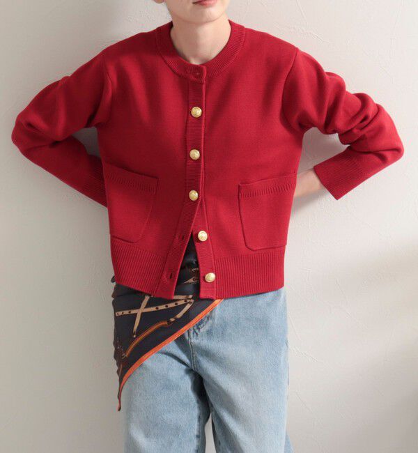 fredy emue「ミラノリブポケット付きカーディガン」|カーディガン|