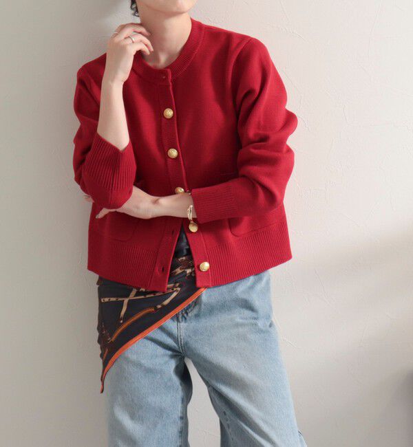 fredy emue「ミラノリブポケット付きカーディガン」|カーディガン|