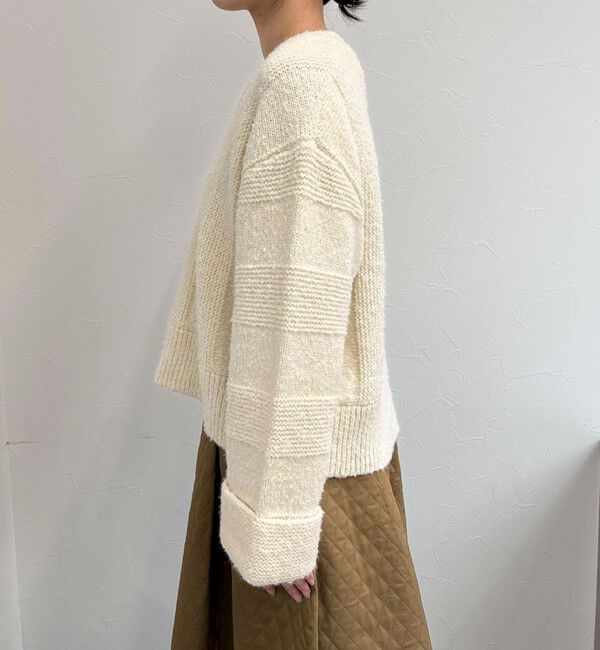 fredy emue「ブークレニットVネックプルオーバー」|ニット・セーター|