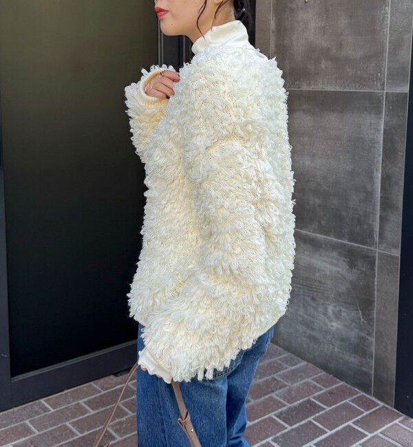 fredy emue「ニットフリンジカーディガン」|カーディガン|