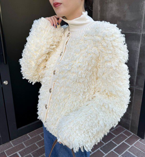 fredy emue「ニットフリンジカーディガン」|カーディガン|