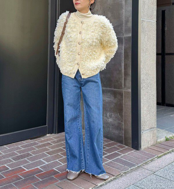 fredy emue「ニットフリンジカーディガン」|カーディガン|