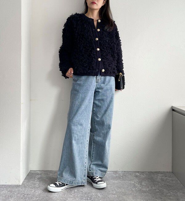 fredy emue「ニットフリンジカーディガン」|カーディガン|