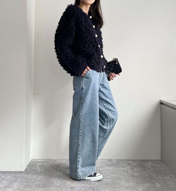 fredy emue「ニットフリンジカーディガン」|カーディガン|