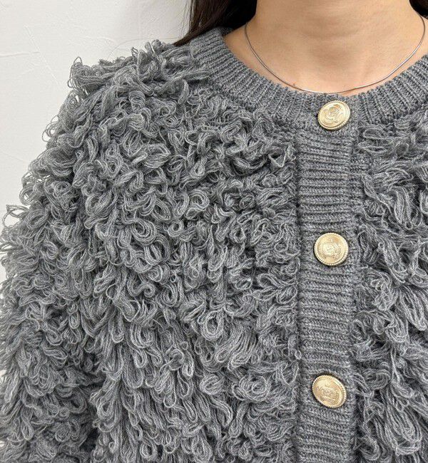 fredy emue「ニットフリンジカーディガン」|カーディガン|