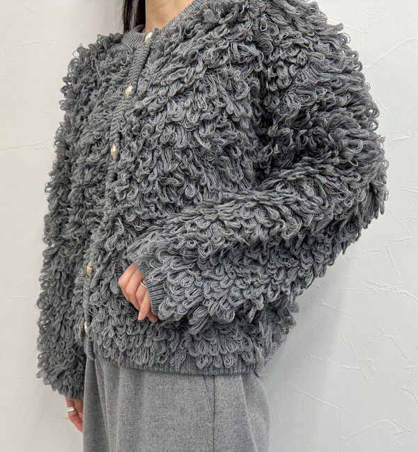 fredy emue「ニットフリンジカーディガン」|カーディガン|