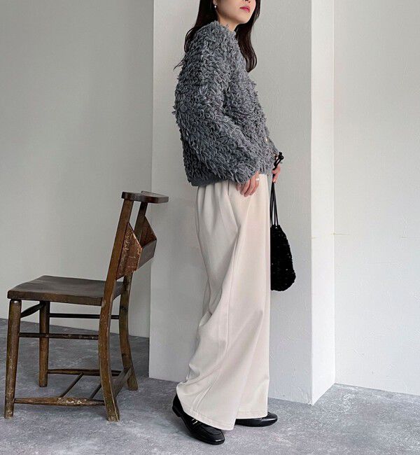 fredy emue「ニットフリンジカーディガン」|カーディガン|