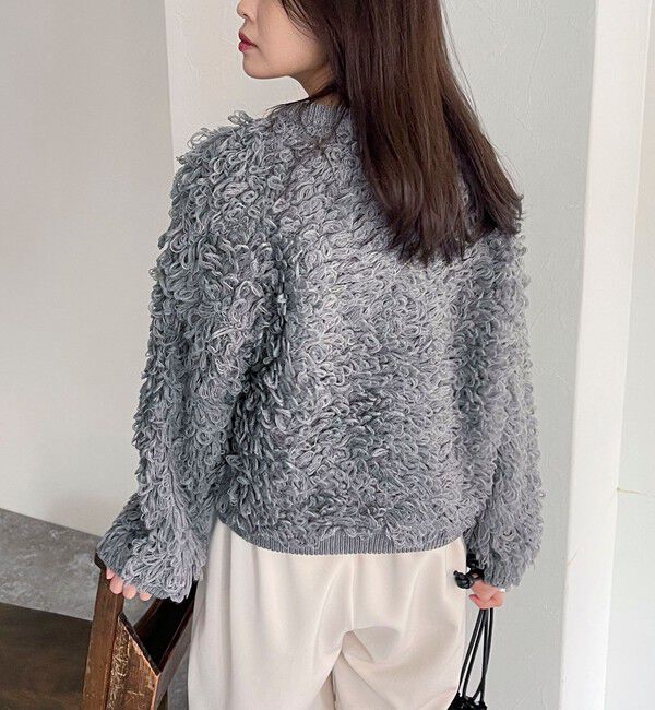 fredy emue「ニットフリンジカーディガン」|カーディガン|