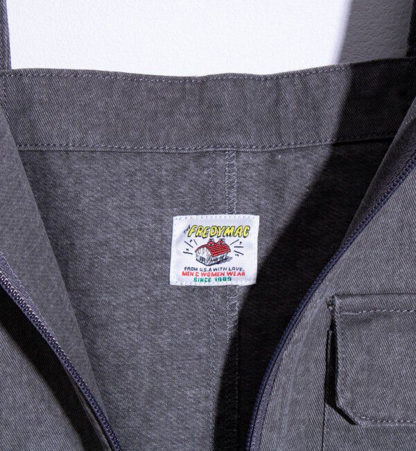 FREDY MAC「【FREDYMAC/フレディマック】ピグメントツイル オーバーオール」|オールインワン|
