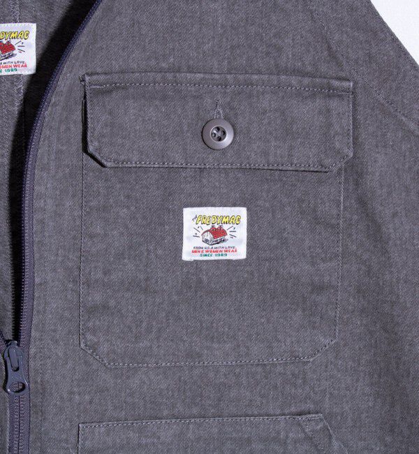 FREDY MAC「【FREDYMAC/フレディマック】ピグメントツイル オーバーオール」|オールインワン|