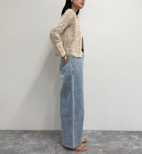 fredy emue「MADE INDIA クロシェ編みカーディガン」|カーディガン|