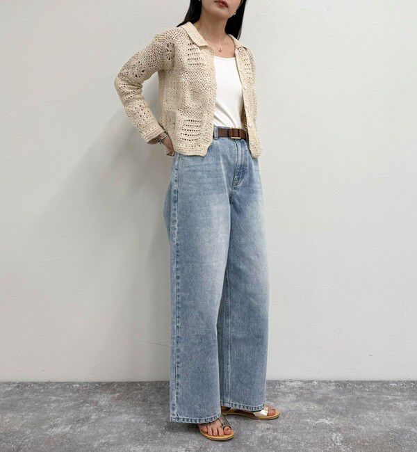 fredy emue「MADE INDIA クロシェ編みカーディガン」|カーディガン|