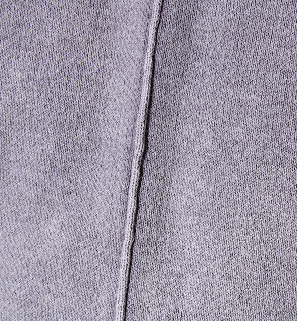 GLOSTER「【縫製が魅せる主役ディテール】表リンキングクルーニット アシッド加工」|ニット・セーター|