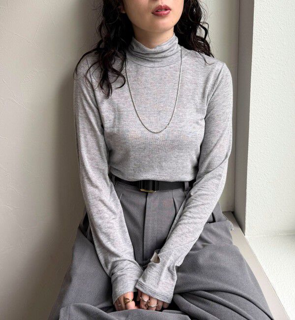 fredy emue「ウールブレンドシアータートルプルオーバー」|ニット・セーター|