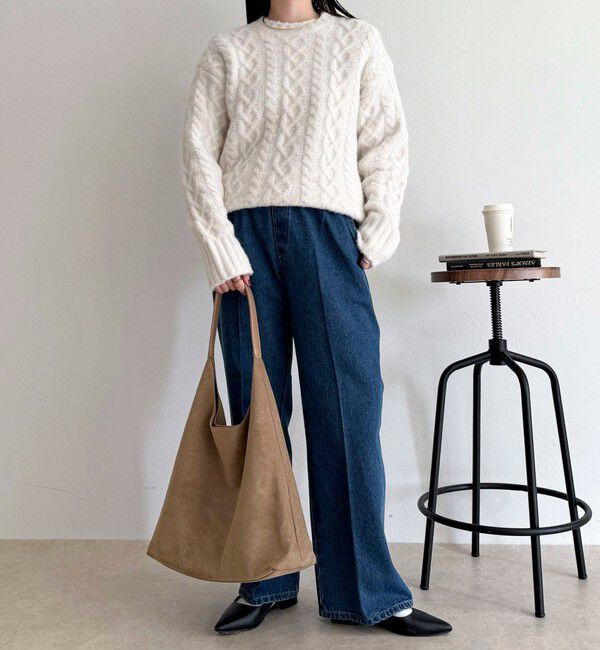 fredy emue「フレアーデニムイージーパンツ」|デニム|