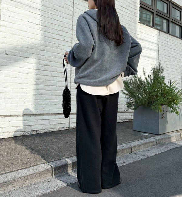 fredy emue「ブークレーウールイージーパンツ」|チノ|