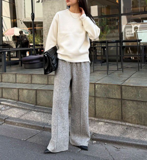 fredy emue「ブークレーウールイージーパンツ」|チノ|