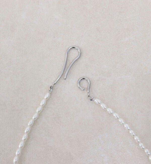 fredy emue「ライスパールフックロングネックレス」|ネックレス|