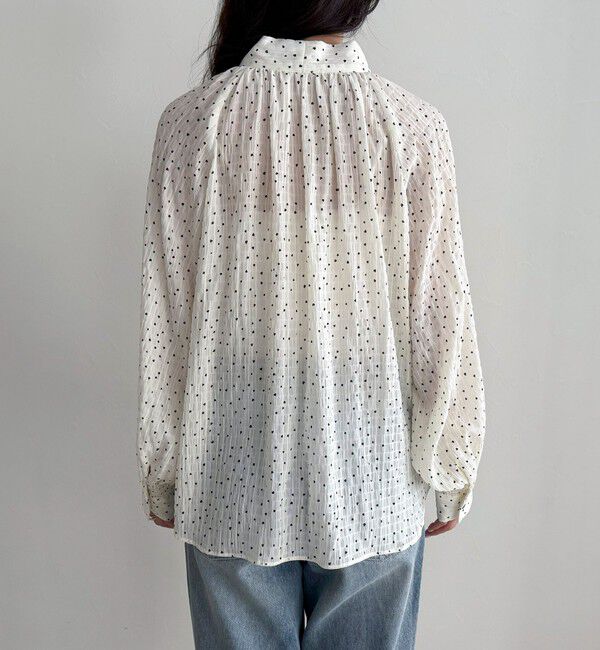 fredy emue「ハートドットボウタイブラウス」|シャツ・ブラウス|