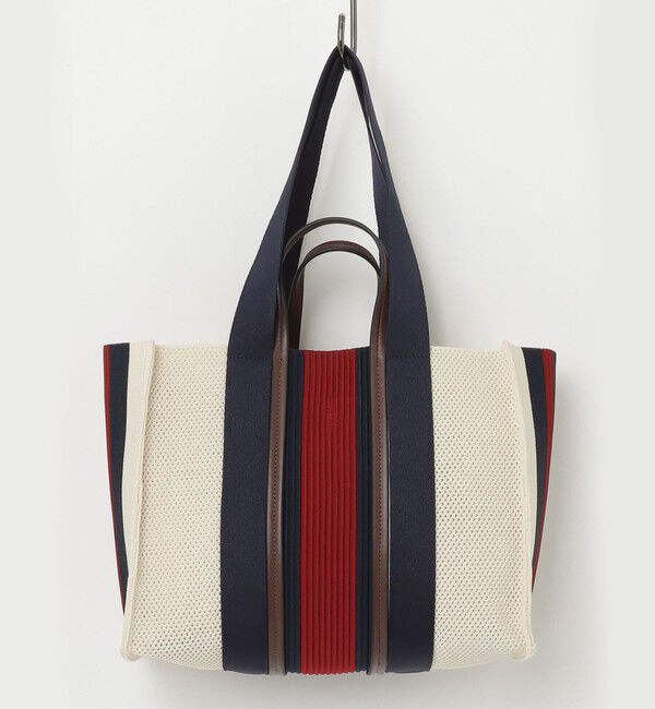 fredy emue「マルチストライプスクエアトートバッグ」|ショルダー・メッセンジャー|