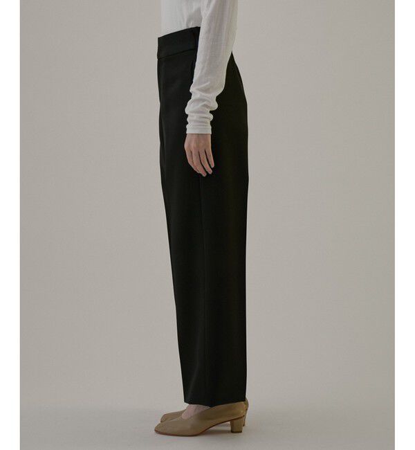 SALON adam et rope'「エコツイルスタイルアップワイドパンツ【洗える】」|チノ|