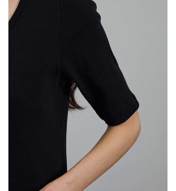 SALON adam et rope'「［UVケア］プリマベールファームリーリブワンピース」|ワンピース|