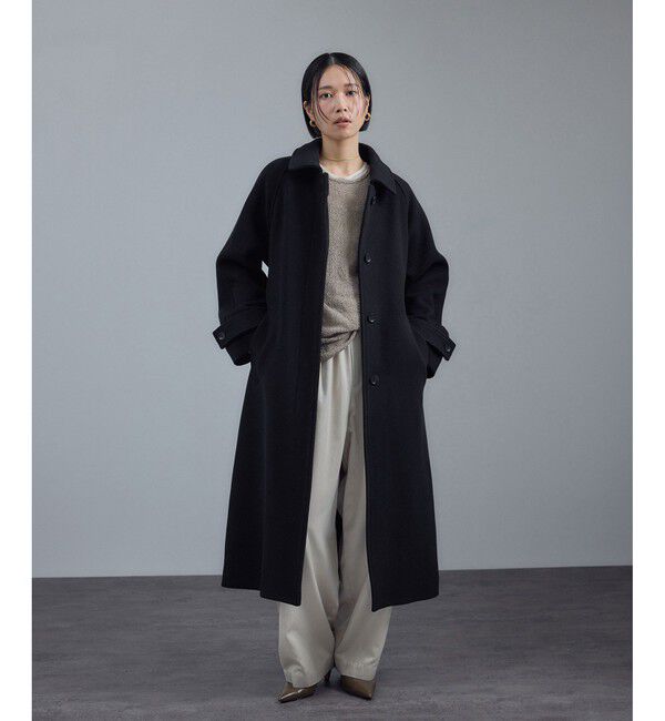 SALON adam et rope'「 【WEB限定】MANTECOウールバルマカンコート」|その他|ブラック(01)