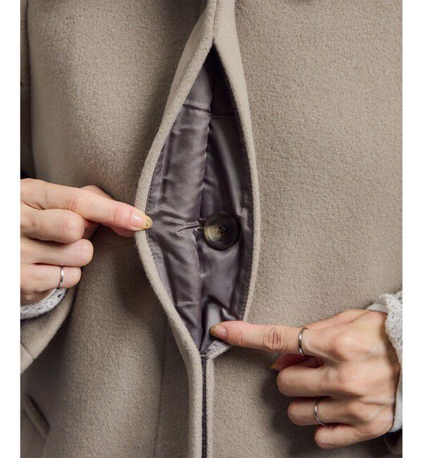 SALON adam et rope'「 【WEB限定】MANTECOウールバルマカンコート」|その他|