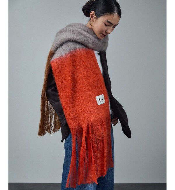 SALON adam et rope'「【Ezcaray（エスカライ）】COLOR BLOCK」|マフラー|