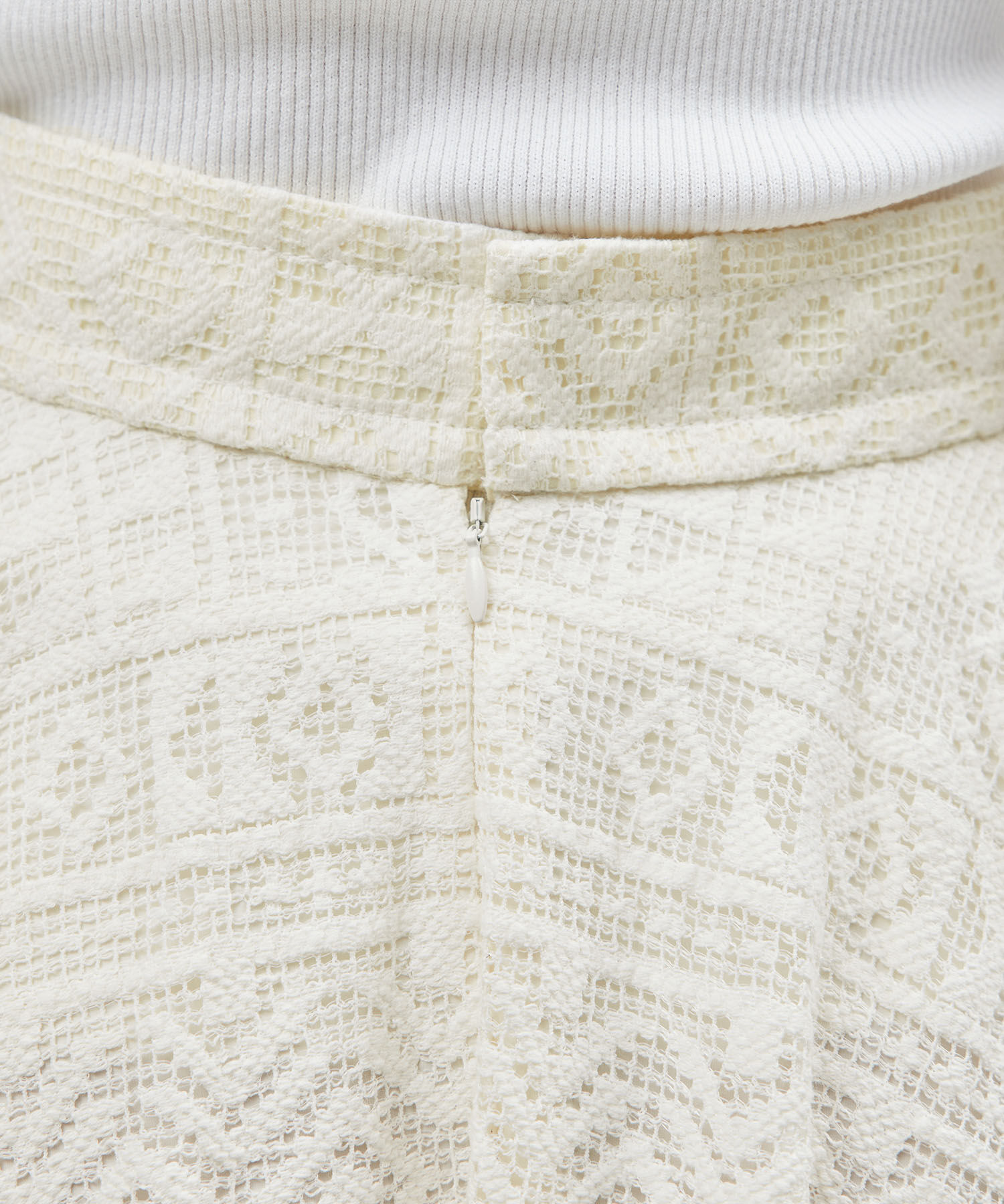 ROPE「ジオメトリックレースフレアスカート【セットアップ対応】【雑誌掲載】【メディア掲載】」|スカート|