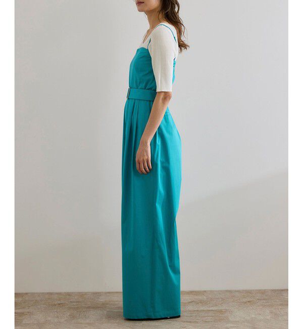 ROPE「コットンサテンオールインワン/洗える」|オールインワン|