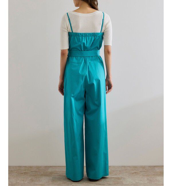 ROPE「コットンサテンオールインワン/洗える」|オールインワン|