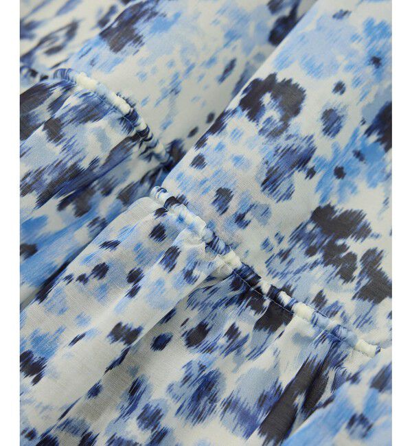 ROPE「フェイディドフラワープリント・無地ドレス/洗える」|ワンピース|