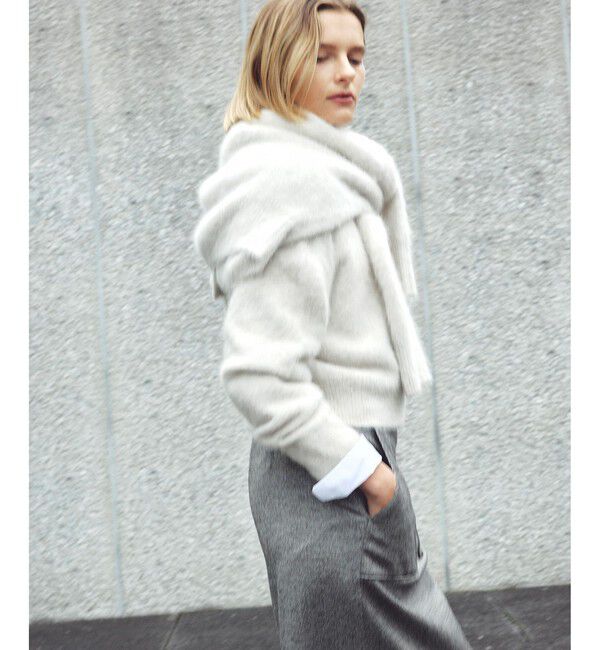 ROPE「フォックスカシミヤニットプルオーバー/イージーケア・アンサンブル対応」|ニット・セーター|ホワイト系(14)