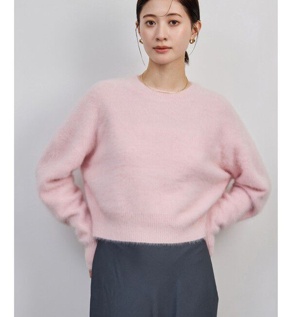 ROPE「フォックスカシミヤニットプルオーバー/イージーケア・アンサンブル対応」|ニット・セーター|