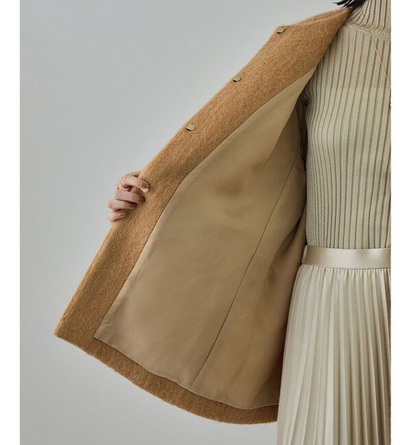 ROPE「ウールモヘヤノーカラーミドル丈コート」|その他|