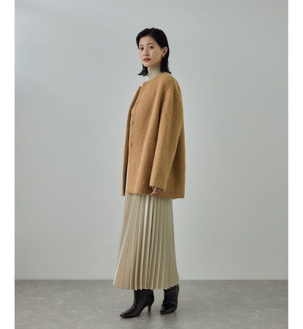 ROPE「ウールモヘヤノーカラーミドル丈コート」|その他|