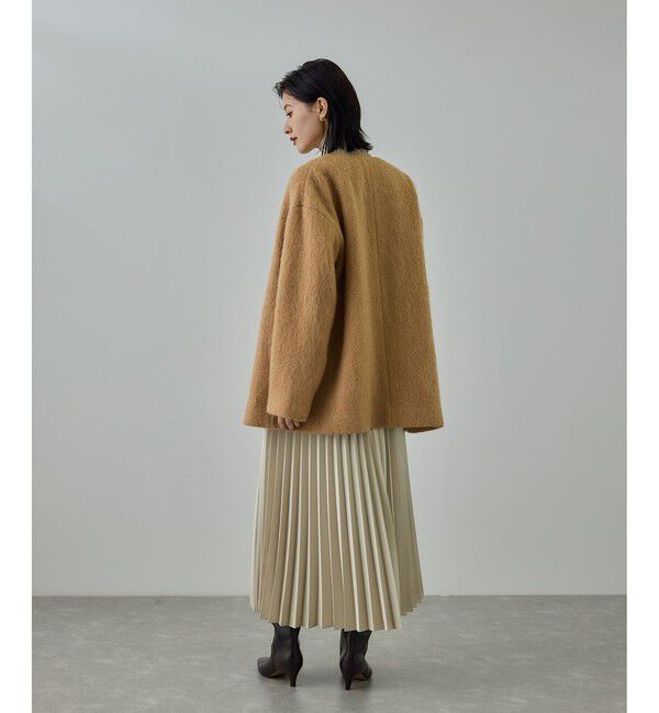 ROPE「ウールモヘヤノーカラーミドル丈コート」|その他|